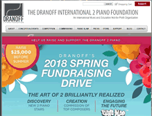 Tablet Screenshot of dranoff2piano.org